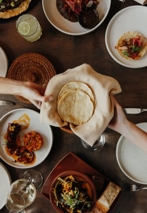 Pulpo Enamorado, tortillas, food and cocktails for private events